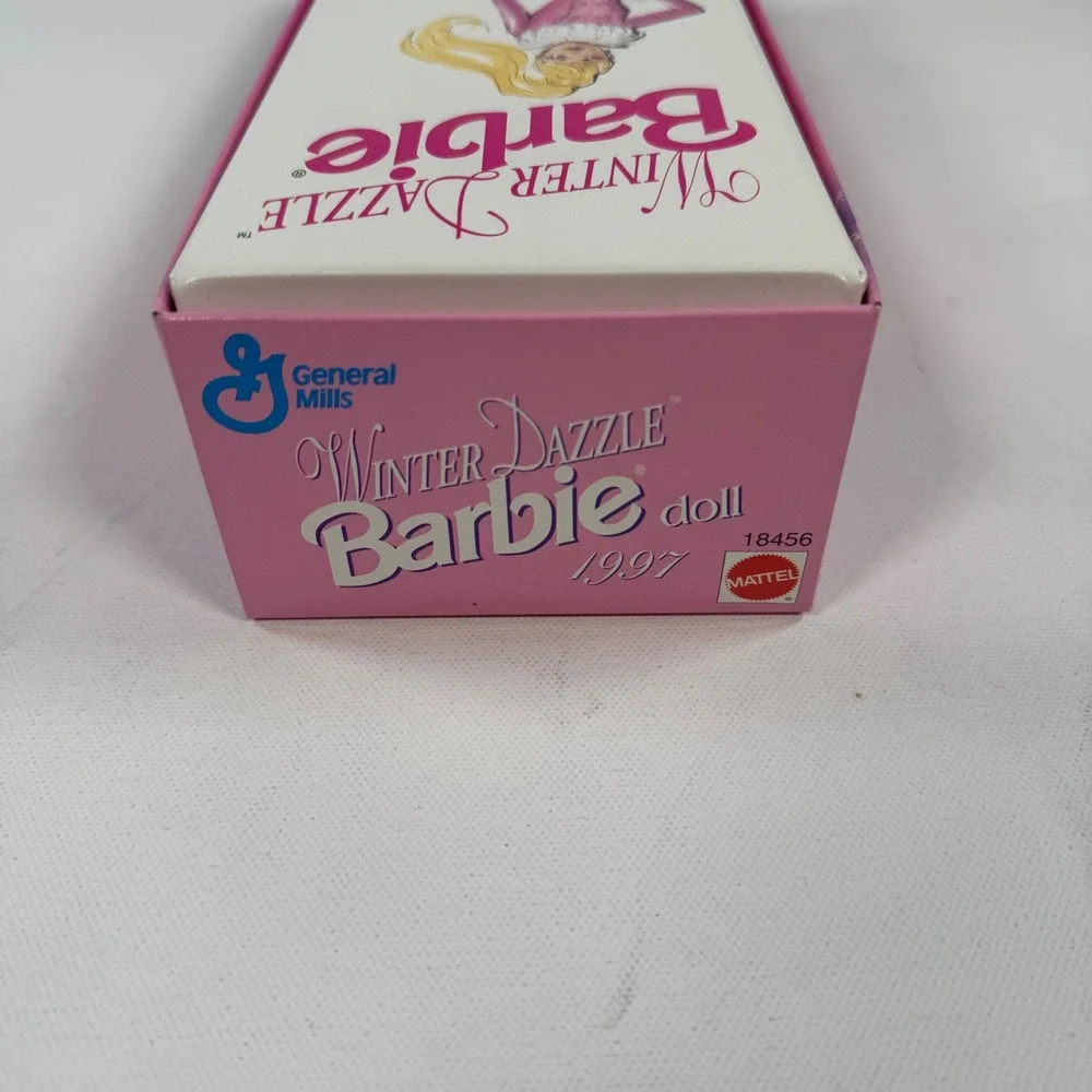 Mattel Winter Dazzle Barbie Doll 1997 Special Edition General Mills 18456 Pink